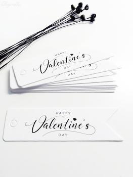 Geschenkanhänger "Happy Valentine's Day"